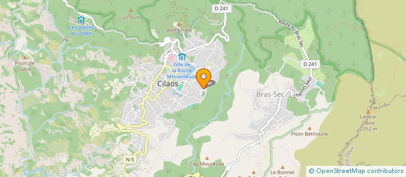 localisation de l'entreprise ASSOC ARCO IRIS à CILAOS