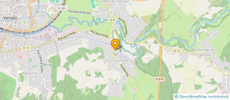 localisation de l'entreprise ASSOC ARCS CHASSES LOISIRS HAUTE SAONE  MONTCEY