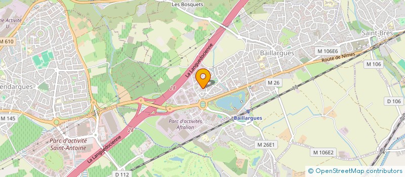 localisation de l'entreprise ASSOC ARKENCIEL à BAILLARGUES