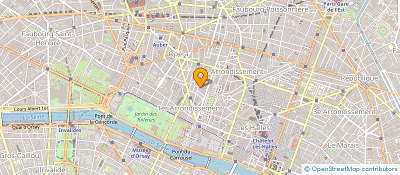 localisation de l'entreprise ASSOC ARPENTS à PARIS