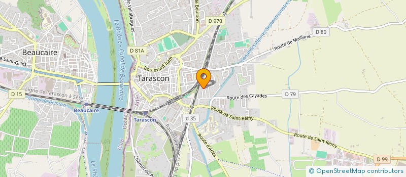 localisation de l'entreprise ASSOC ART AND CO  TARASCON