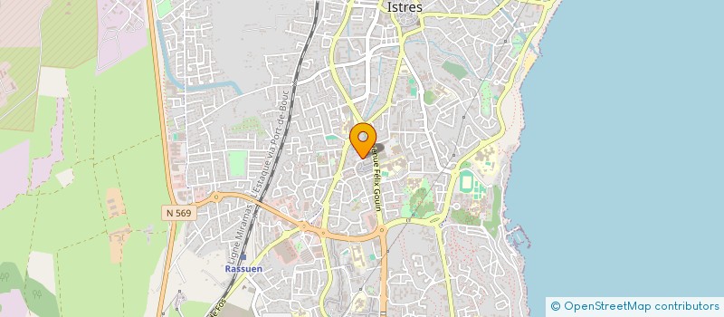 localisation de l'entreprise ASSOC ART  ECHANGE ET CULTURE  ISTRES