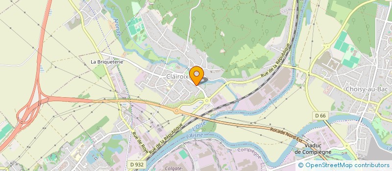 localisation de l'entreprise ASSOC ART HISTOIRE PATRIMOINE CLAIROIX  CLAIROIX