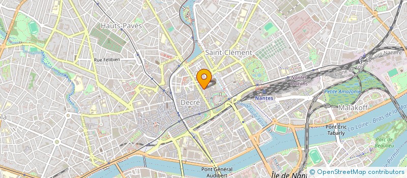 localisation de l'entreprise ASSOC ARTISANS DU MONDE à NANTES
