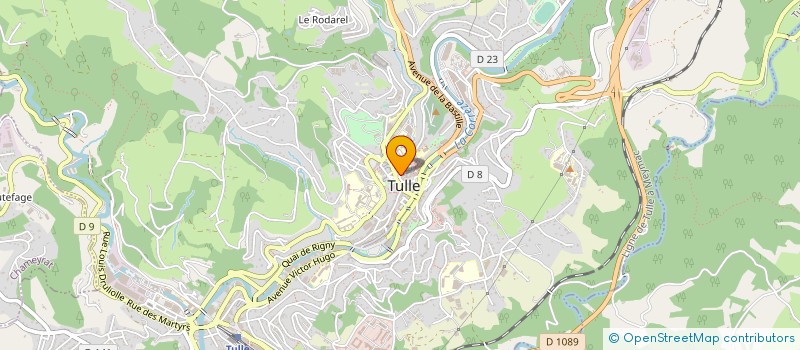 localisation de l'entreprise ASSOC ARTISANS DU PAYS DE TULLE  TULLE