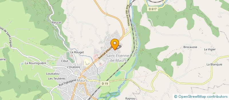 localisation de l'entreprise ASSOC ARTISANS ET COMMERCANTS DE MAURS à MAURS