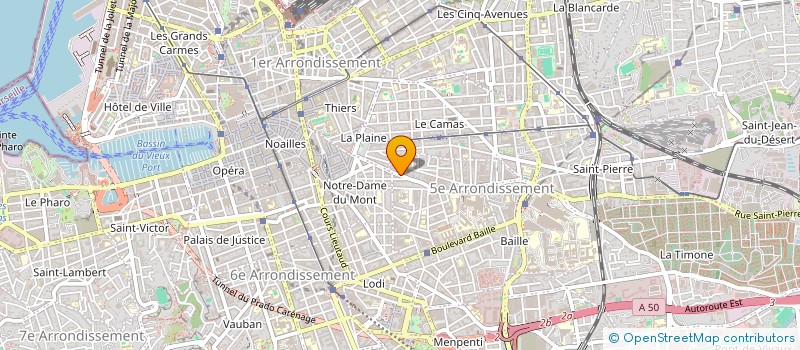 localisation de l'entreprise ASSOC ARTS MARTIAUX REVITAL à MARSEILLE