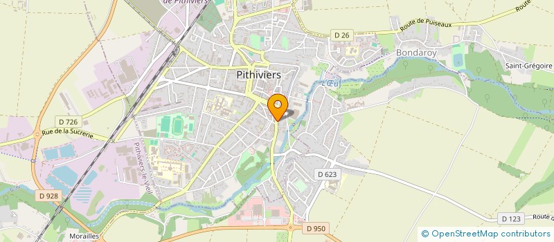 localisation de l'entreprise ASSOC ARUM 1  PITHIVIERS
