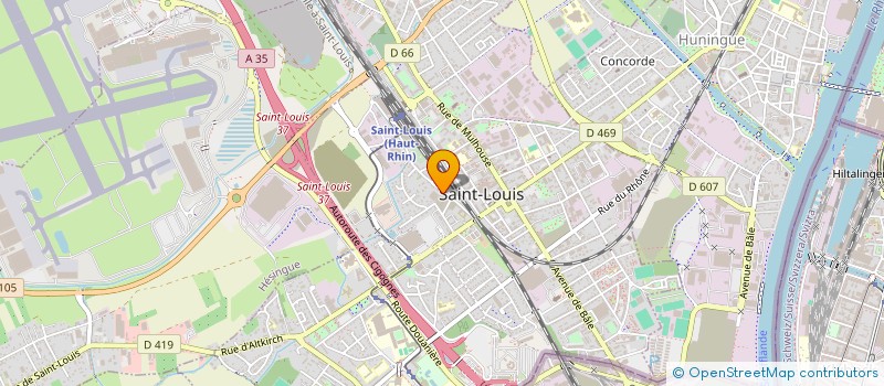 localisation de l'entreprise ASSOC ASSALAM à SAINT-LOUIS