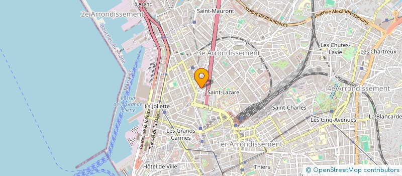 localisation de l'entreprise ASSOC ASSEMBLEE DE DIEU à MARSEILLE
