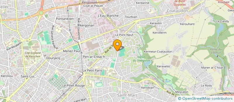 localisation de l'entreprise ASSOC ASSISTANTES MATERNELLES LA RONDE à BREST