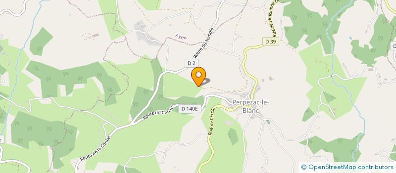 localisation de l'entreprise ASSOC ASTRONOMIQUE DU LIMOUSIN  PERPEZAC-LE-BLANC