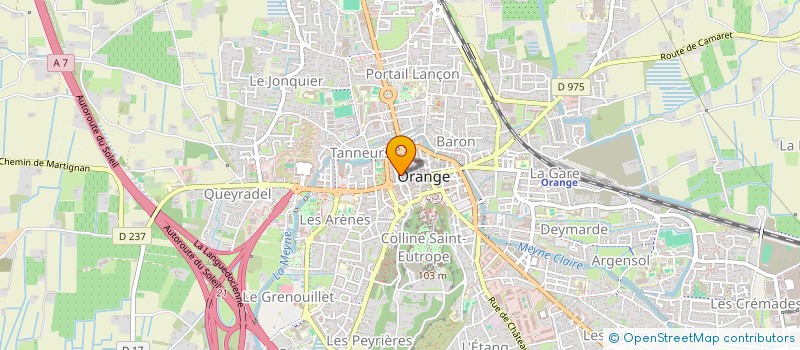localisation de l'entreprise ASSOC AUTOUR DE L ENFANT à ORANGE