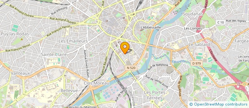 localisation de l'entreprise ASSOC AUTOUR DU GRAND CEDRE à LIMOGES