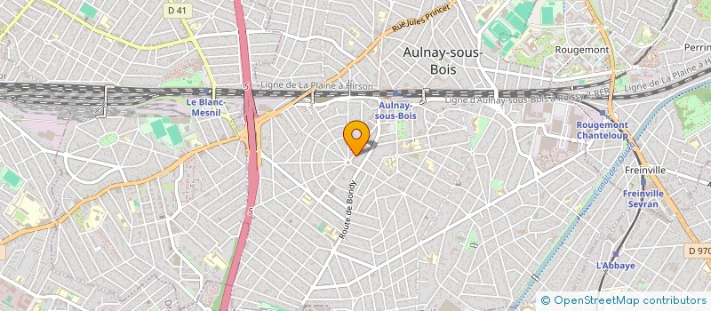 localisation de l'entreprise ASSOC' AUX DEMUNIS à AULNAY-SOUS-BOIS