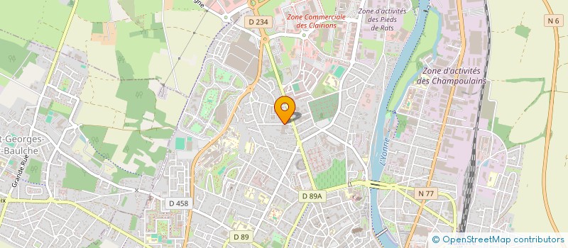 localisation de l'entreprise ASSOC AUXERROISE MOUVEMENT DE LA PAIX à AUXERRE