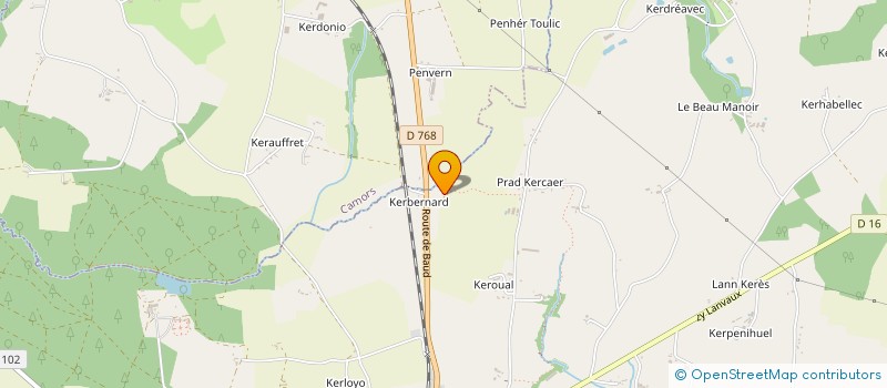 localisation de l'entreprise ASSOC AVEL  PLUVIGNER