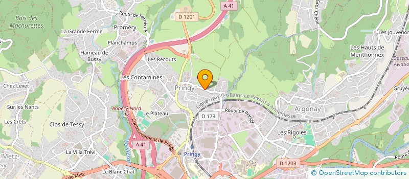 localisation de l'entreprise ASSOC AVELOOK à ANNECY