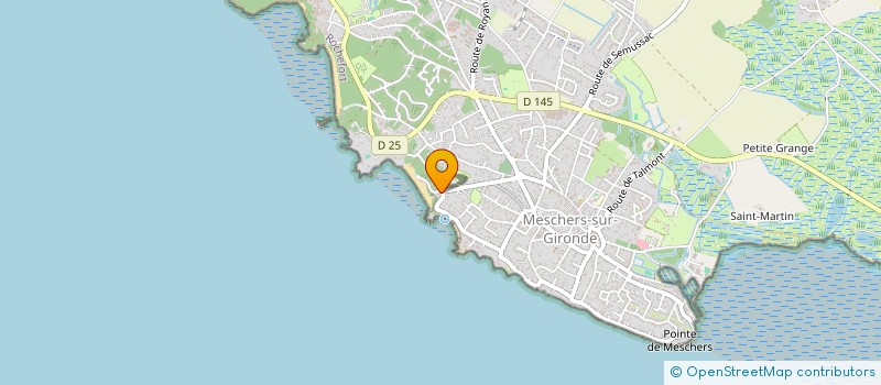 localisation de l'entreprise ASSOC BAAF PROD  MESCHERS-SUR-GIRONDE