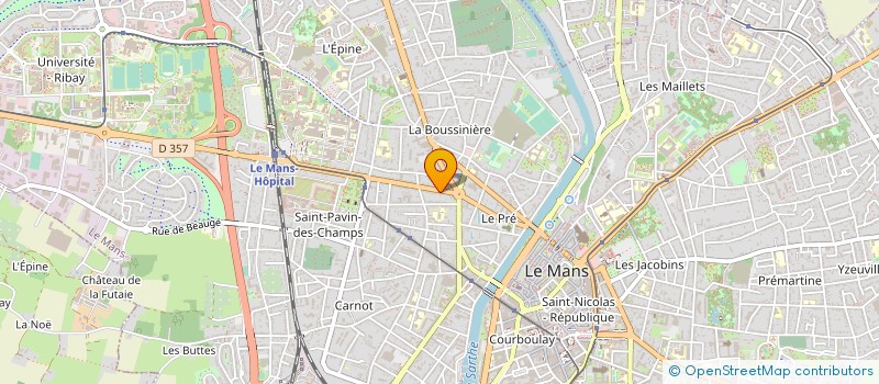 localisation de l'entreprise ASSOC BAGUETABEC à LE MANS