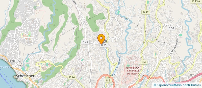 localisation de l'entreprise ASSOC BALAFON  FORT-DE-FRANCE