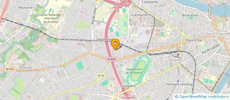 localisation de l'entreprise ASSOC BAPTISTE POUR L'ENTRAI ET LA JEUNE à TOULOUSE