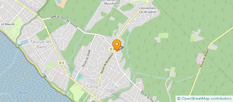 localisation de l'entreprise ASSOC BASSINDARCACHON.COM  LANTON