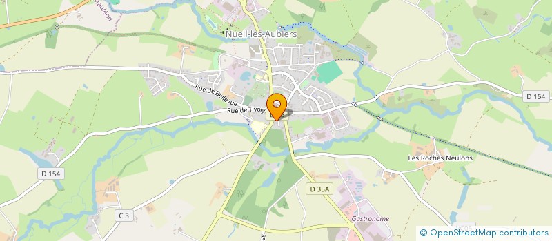 localisation de l'entreprise ASSOC BATTERIE ET FANFARE  NUEIL-LES-AUBIERS