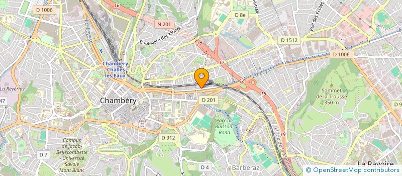 localisation de l'entreprise ASSOC BELLES D'ENCENS  CHAMBERY