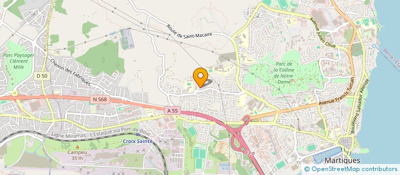 localisation de l'entreprise ASSOC BIEN NAITRE A L'HOPITAL MARTIGUES  MARTIGUES