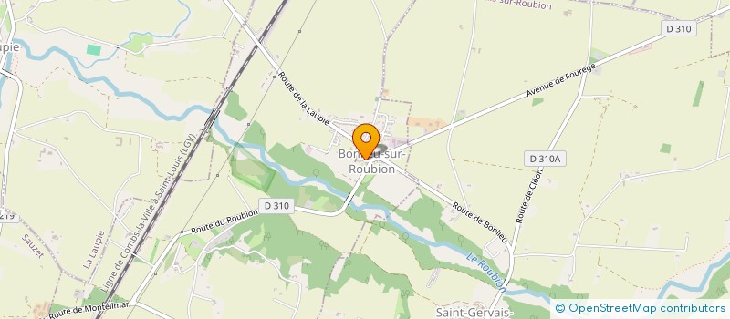 localisation de l'entreprise ASSOC BIENFAISANTE BONLIEU à BONLIEU SUR ROUBION