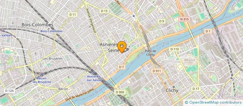 localisation de l'entreprise ASSOC BIENFATTEUR L ENFANCE à ASNIERES-SUR-SEINE