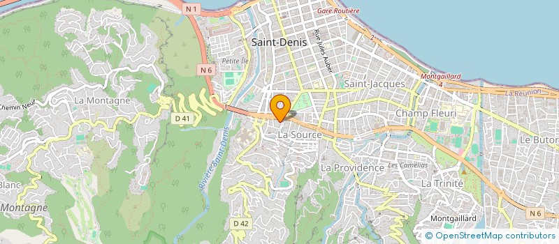 localisation de l'entreprise ASSOC BIENVENUE A LA FERME à SAINT-DENIS