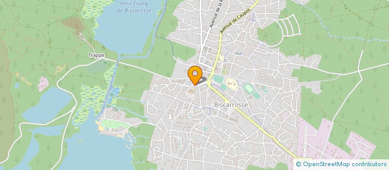 localisation de l'entreprise ASSOC BISCARROSSE OLYMPIQUE BASKET  BISCARROSSE