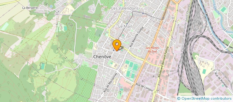 localisation de l'entreprise ASSOC BOMBI'Z ROCK  CHENOVE