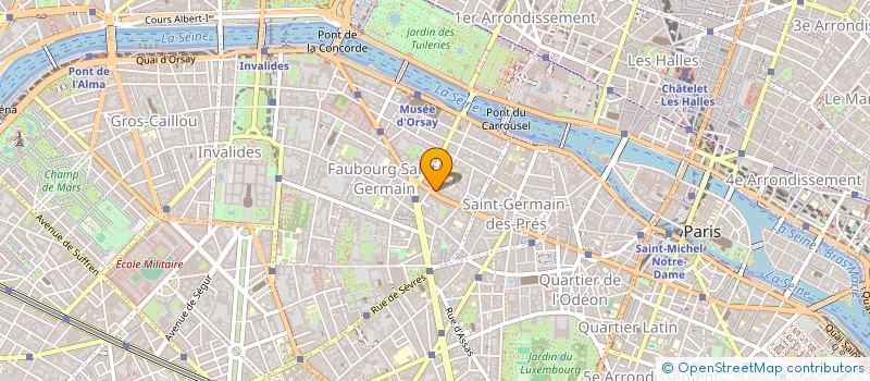 localisation de l'entreprise ASSOC. BONELLO-SZEPETOWSKI-ROSSANINO...  PARIS