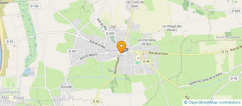 localisation de l'entreprise ASSOC BONJOUR CHEZ VOUS  MONTMARTIN-SUR-MER