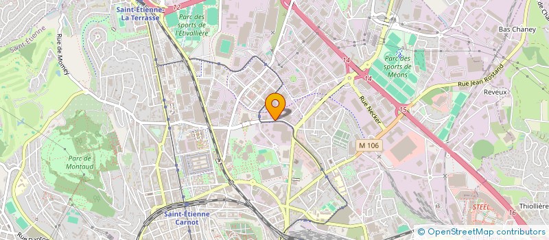 localisation de l'entreprise ASSOC BOULE JOYEUSE DU MARAIS à SAINT-ETIENNE