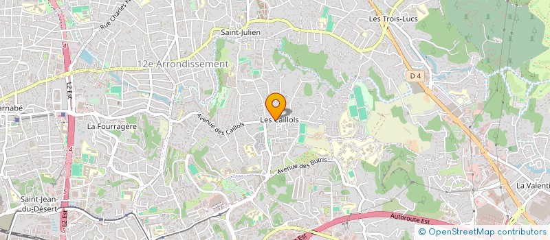 localisation de l'entreprise ASSOC BOULE SPECIALE CIGALON à MARSEILLE