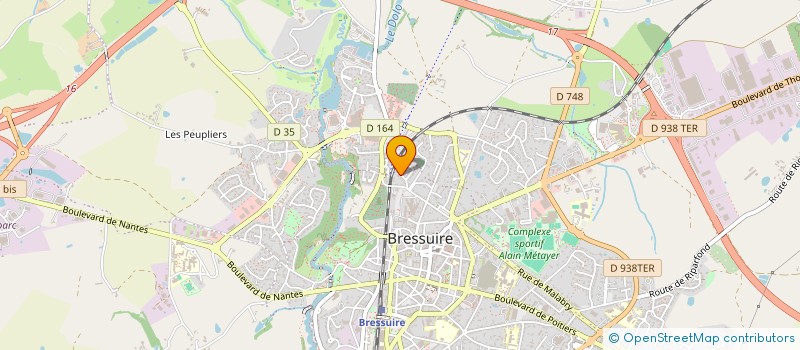 localisation de l'entreprise ASSOC BRESSUIR TRANSP ECOLIERS  BRESSUIRE