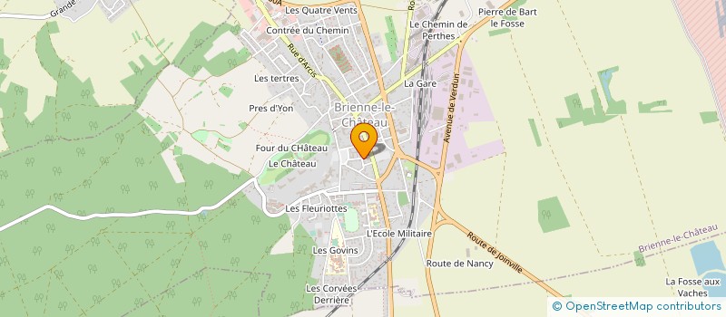 localisation de l'entreprise ASSOC. BRIENN'ADOM DE LA MAISON DE LA FAMILLE à BRIENNE-LE-CHATEAU