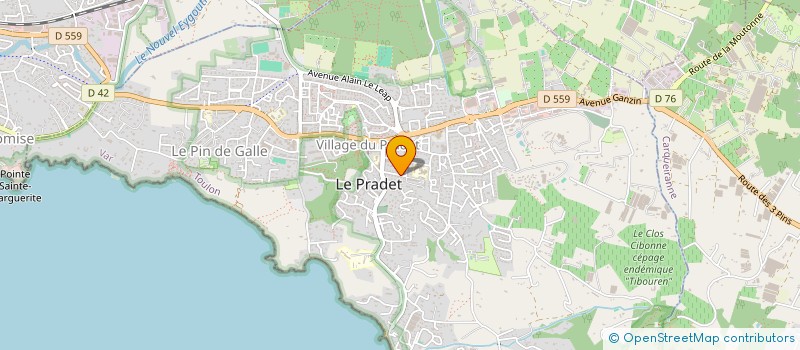 localisation de l'entreprise ASSOC C3D DISTRIB DIRECTE DOMICILE  LE PRADET