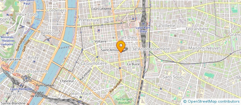 localisation de l'entreprise ASSOC CADRES TECHNIQUES JEUNESSE SPORT  LYON