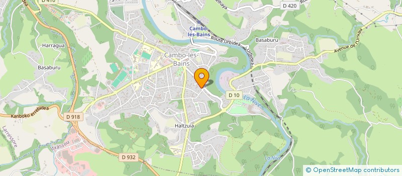 localisation de l'entreprise ASSOC CAMBO à CAMBO-LES-BAINS