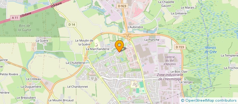 localisation de l'entreprise ASSOC CANTINE ST HERBLON à VAIR-SUR-LOIRE