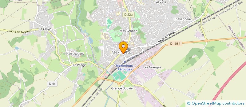 localisation de l'entreprise ASSOC CANTONALE GYMNASTIQUE VOLONTAIRE à MEXIMIEUX