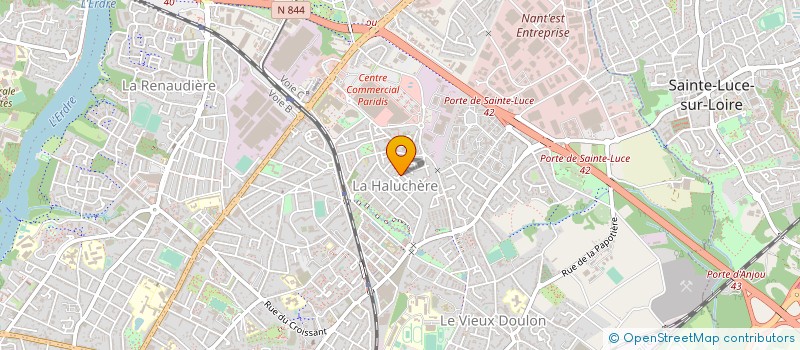 localisation de l'entreprise ASSOC CAPRODEC à NANTES