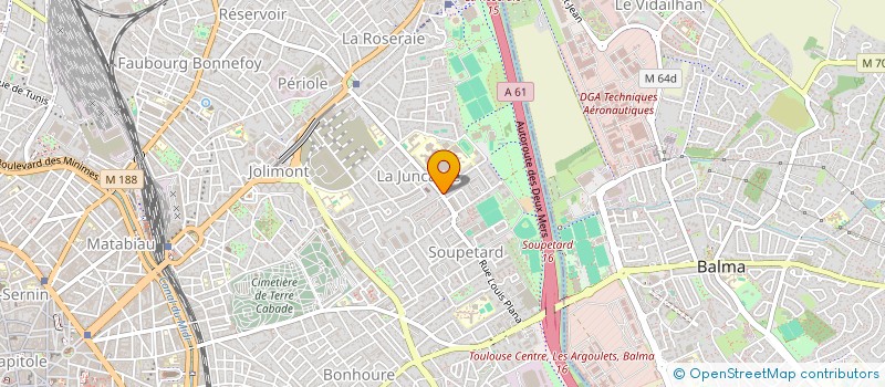 localisation de l'entreprise ASSOC CARRARO PASCAL ET VINAL SANDRA à TOULOUSE
