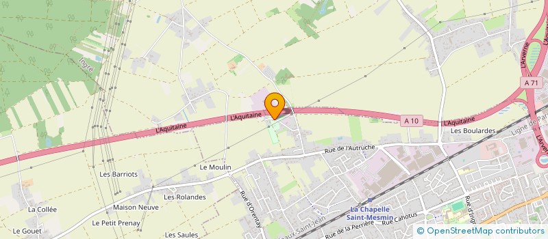 localisation de l'entreprise ASSOC CAVALIERS DE MAISON ROUGE à LA CHAPELLE-SAINT-MESMIN