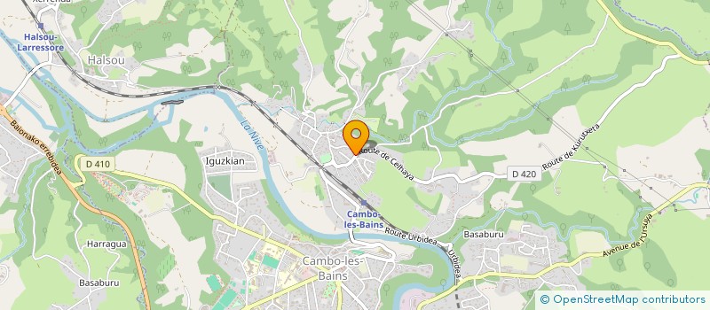 localisation de l'entreprise ASSOC CELHAYA READAPTATION à CAMBO-LES-BAINS